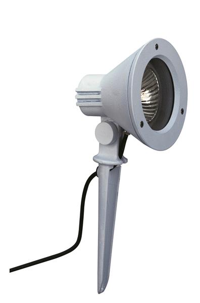 Spießstrahler Typ Nr. 2156 - Farbe: weiß, für 1 x Lampe, E27