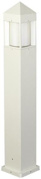 Pollerleuchte Typ Nr. 2241 - Farbe: weiß, für 1 x Lampe, E27