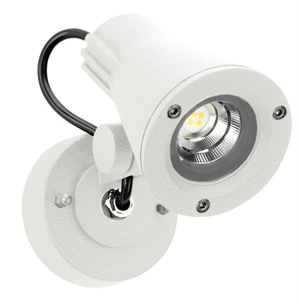 Wandstrahler Typ Nr. 2353 - Farbe: weiß, mit 1 x LED 8 W, 800 lm