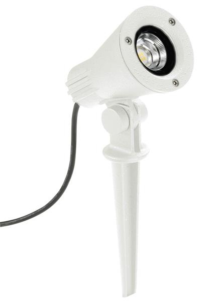 Spießstrahler Typ Nr. 2354 - Farbe: weiß, mit 1 x LED 8 W, 800 lm