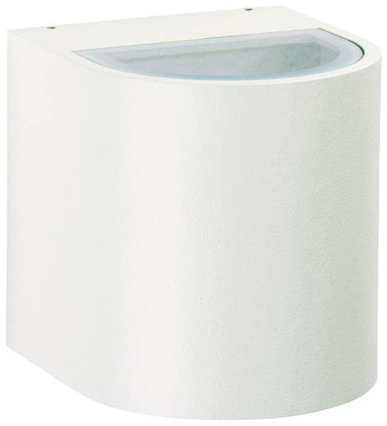 Wandstrahler Typ Nr. 2402 - 2-seitig - Farbe: weiß, Lichtaustritt breit/breit, m