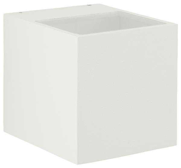 Wandstrahler Typ Nr. 2417 - 2-seitig - Farbe: weiß, Lichtaustritt breit/breit, m