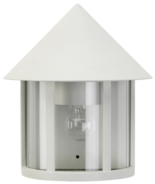Wandleuchte Typ Nr. 3222 - Farbe: weiß, für 1 x Lampe, E27