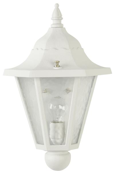 Wandleuchte Typ Nr. 3229 - Farbe: weiß, für 1 x Lampe, E27