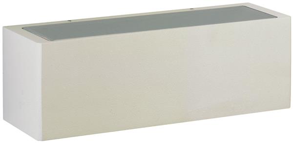Wandleuchte Typ Nr. 6368 - 2-seitig - Farbe: weiß, 2-seitig,mit 2 x LED 7,8 W, j