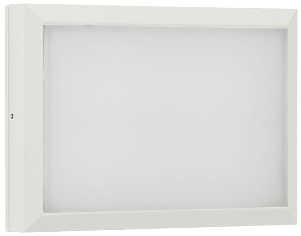 Wand- und Deckenleuchte Typ Nr. 6403 - Farbe: weiß, mit 1 x LED 16 W, 1600 lm