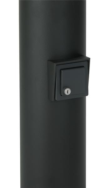 Einbaugehäuse mit abschließbarer Schutzkontaktsteckdose IP44 / D - Typ F, für Po