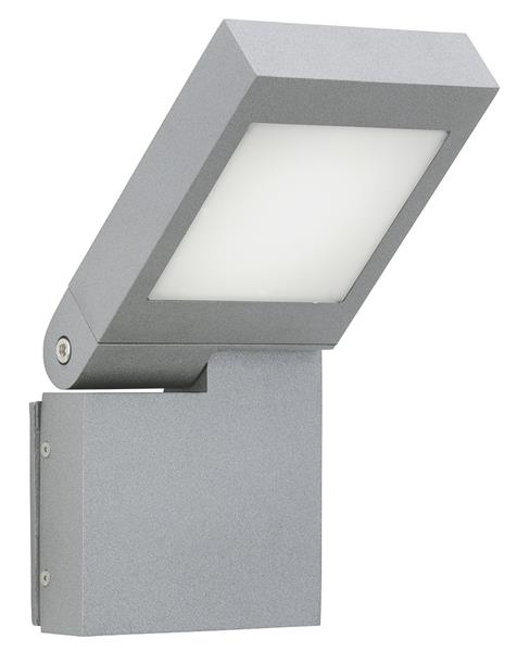 Wandleuchte Typ Nr. 0111 - schwenkbar - Farbe: silber, mit 1 x LED 14 W, 3000 K,