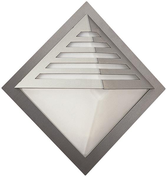 Wandleuchte Typ Nr. 0220 - Edelstahl, für 1 x Lampe, E27