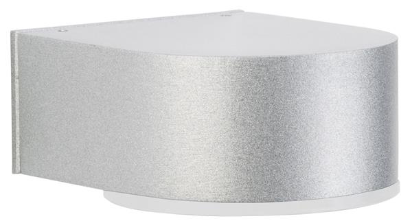 Wandleuchte Typ Nr. 0233 - Farbe: Silber, mit 1 x LED 3 W, 330 lm