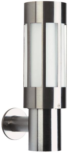Wandleuchte Typ Nr. 0239 - Edelstahl, für 1 x Lampe, E27