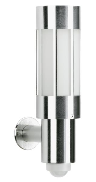 Wandleuchte Typ Nr. 0241 - Edelstahl, mit BWM, für 1 x Lampe, E27