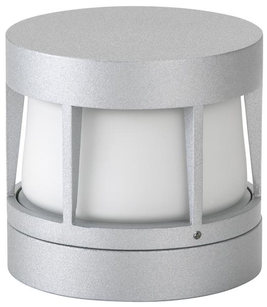 Wand-, Decken- und Pfeilerleuchte Typ Nr. 0326 - Farbe: Silber, mit 1 x LED 10 W