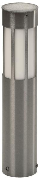 Sockelleuchte Typ Nr. 0505 - Edelstahl, für 1 x Lampe, E27