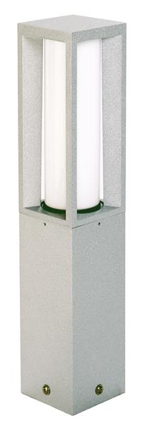 Sockelleuchte Typ Nr. 0508 - Farbe: Silber, für 1 x Lampe max. 20 W, E27