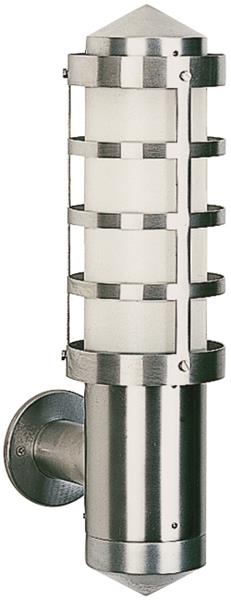 Wandleuchte Typ Nr. 0687 - Edelstahl, für 1 x Lampe E 27