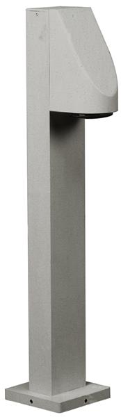 Pollerleuchte Typ Nr. 2077 - Farbe: Silber für 1 PAR 16, GU 10