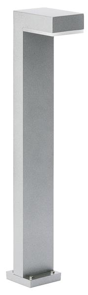 Pollerleuchte Typ Nr. 2086 - Farbe: Silber, mit 1 x LED 10 W, 900 lm, 3000 K