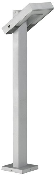 Pollerleuchte Typ Nr. 2091 - schwenkbar - Farbe: Silber, mit 1 x LED 16 W