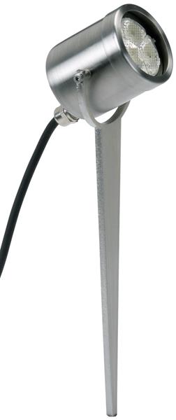 Spießstrahler Typ Nr. 2112 - Edelstahl, mit 1 x LED 4,5 W