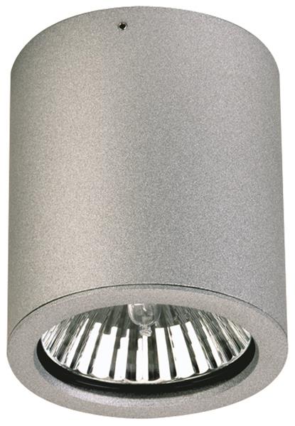 Deckenaufbaustrahler Typ Nr. 2130 - Farbe: Silber, für 1 x PAR 30 - 75 W, E27