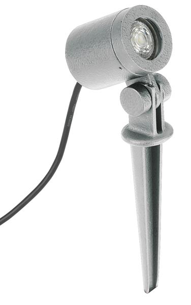 Spießstrahler Typ Nr. 2197 - Farbe: Silber, für 1 x PAR 16 - 50 W, GU10