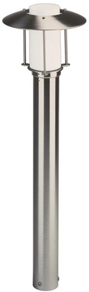 Pollerleuchte Typ Nr. 2257 - Edelstahl, für 1 x Lampe, E27