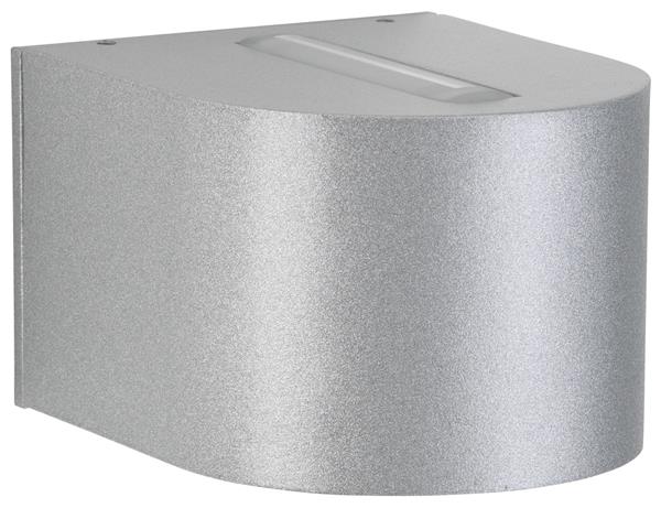 Wandstrahler Typ Nr. 2338 - 2-seitig - Farbe: Silber, eng/eng, mit 2 x LED 3 W