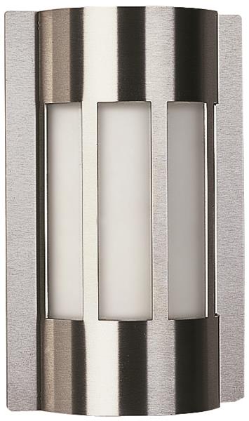 Wandleuchte Typ Nr. 6119 - Edelstahl für 1 x Lampe, E27