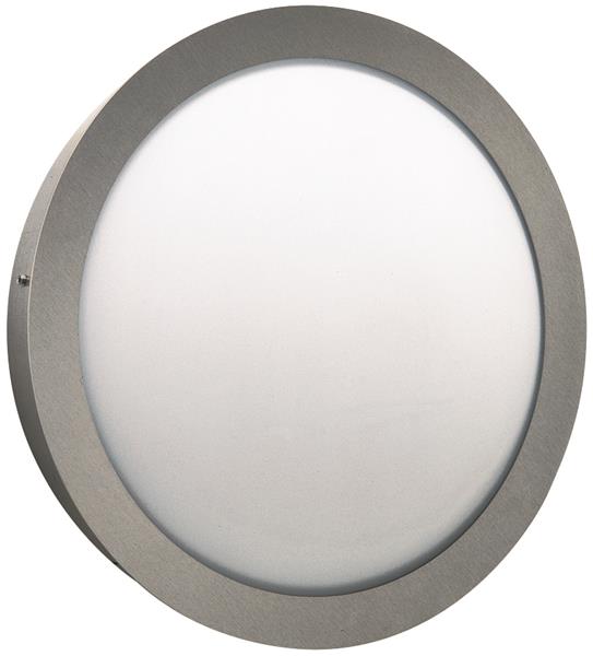 Wand- und Deckenleuchte Typ Nr. 6174 - Edelstahl, für 1 x Lampe, E27