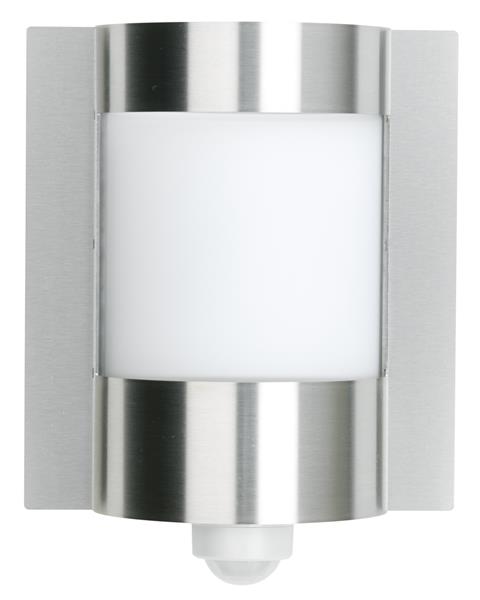 Wandleuchte Typ Nr. 6188 - Edelstahl, mit BWM, für 1 x Lampe, E27