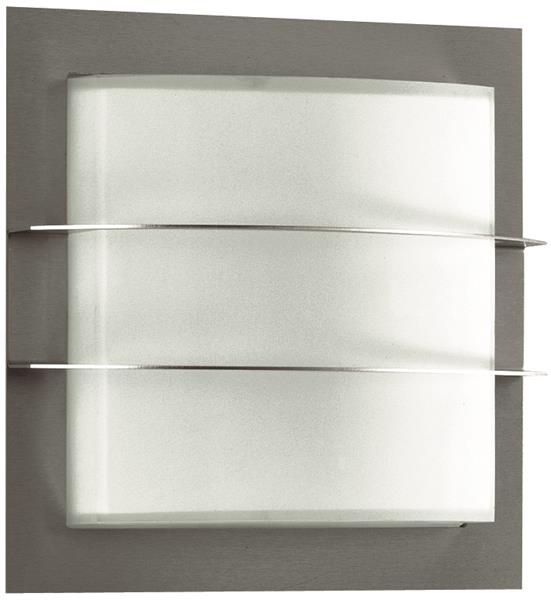 Wand- und Deckenleuchte Typ Nr. 6191 - Edelstahl, für 1 x Lampe, E27