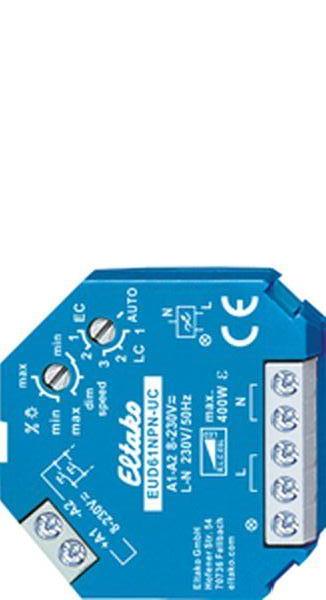Eltako Dimmschalter EUD61NPN-UC Einbaumontage