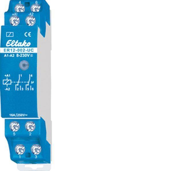 Eltako Schaltrelais ER12-002-UC 8..230V UC 2W 16 Eltako Schaltrelais ER12-002-UC 8..230V UC 2W 16