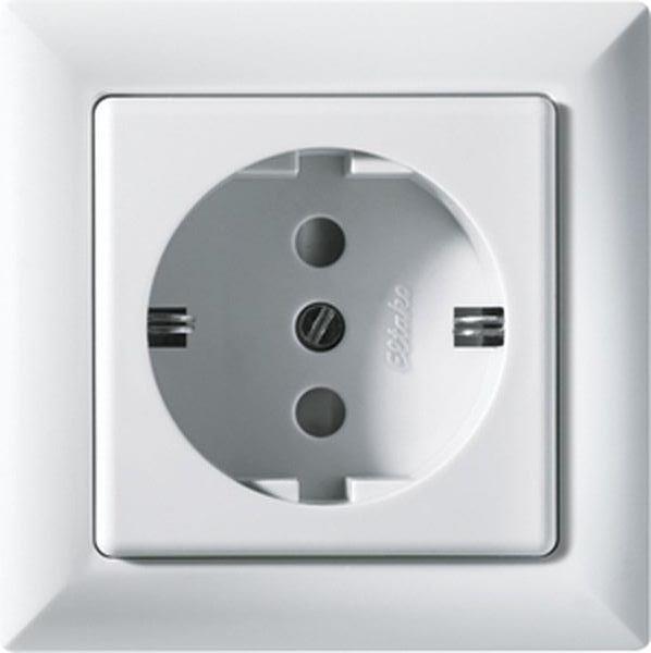 Eltako Steckdose Schuko DSS+SDO55-ws weiss mit Oberteil Eltako Steckdose Schuko DSS+SDO55-ws weiss mit Oberteil