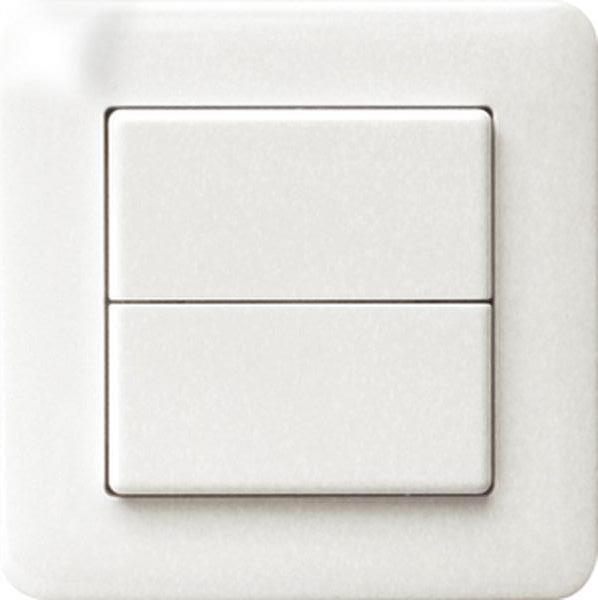 Eltako Funk-Taster FT55ES-wg reinweiß glänzend