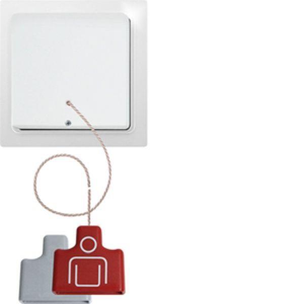 Eltako Funk-Zugschalter FZS65-wg reinweiss glänzend