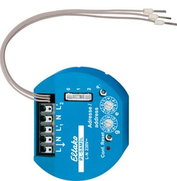 Eltako Powerline-Aktor PL-SAM2L 2Kanäle f. Schalterdose