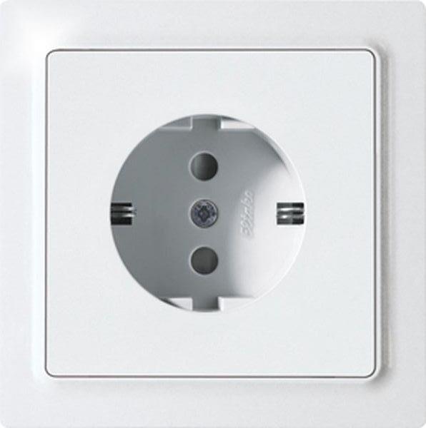 Eltako Steckdose DSS55E-wg reinweiß glänzend