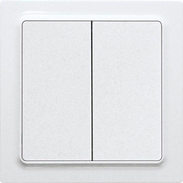 Eltako Taster F2T55EH-wg FoH 2-Kanal reinweiß