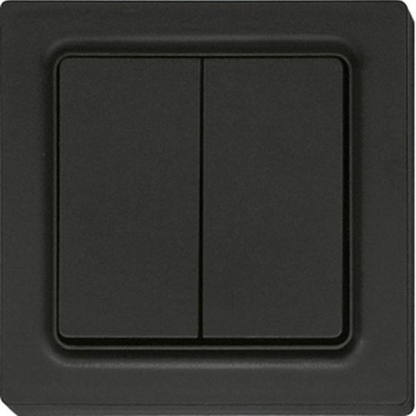 Eltako Funktaster F4T55E-am anthrazit matt 55x55mm Wippe