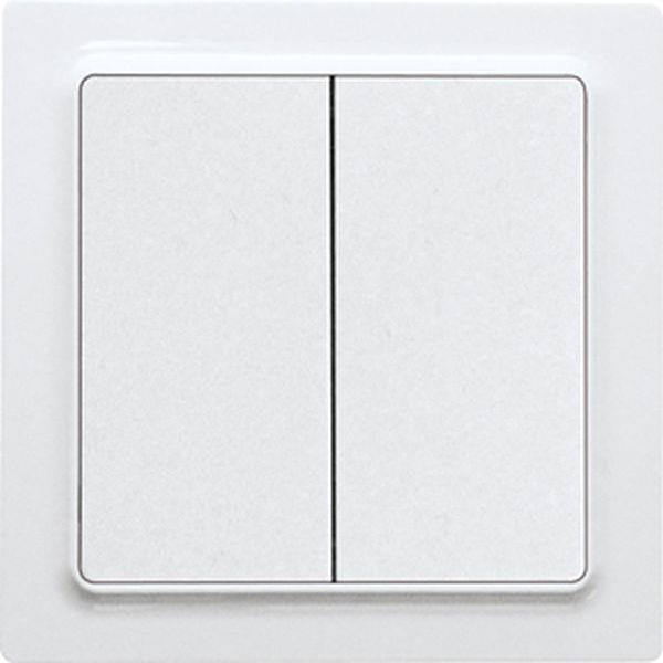 Eltako Wipptaster W2T55E-wg reinweiss glänzend