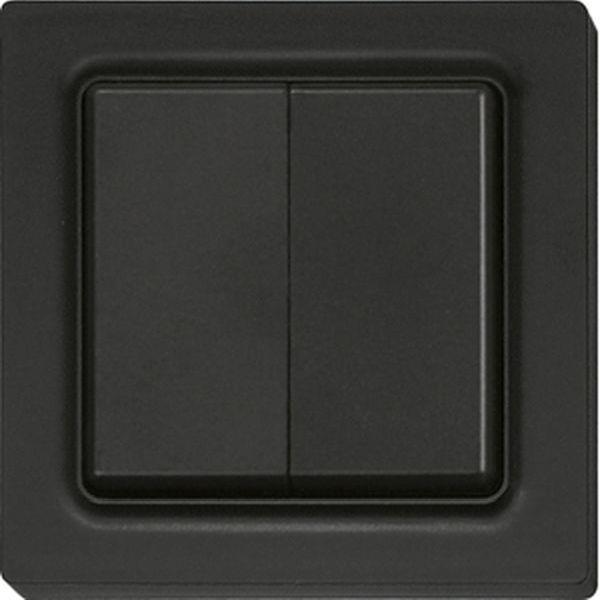 Eltako Funktaster F4T55EB-am 55er E-Design anthrazit matt