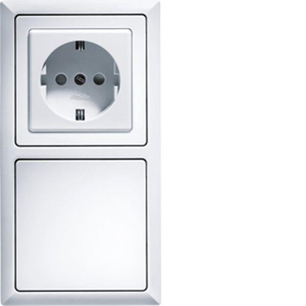 Eltako Rahmen R2-rw 2fach reinweiss Eltako Rahmen R2-rw 2fach reinweiss