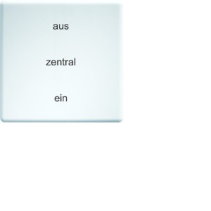 Wippe für Bus-Flachtaster E-Design reinweiß glänzend