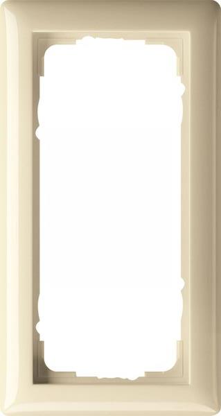 Gira Abdeckrahmen 2f o.M. Gira Standard 55 Cremeweiß