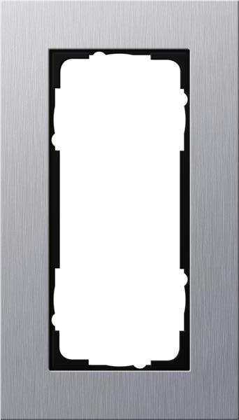 Gira Abdeckrahmen 2f o.M. Gira Esprit Aluminium