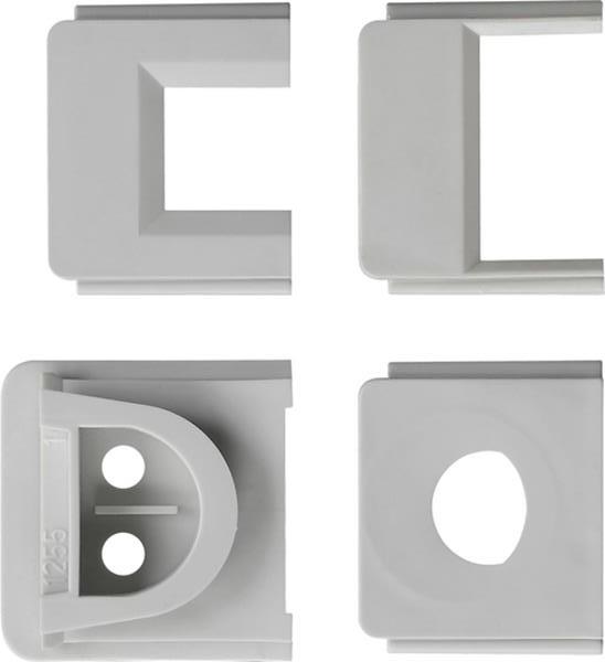 Gira Set Adapter Ltg.einf. WG AP Grau