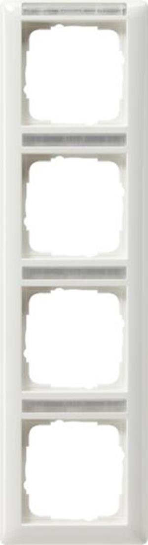 Gira Abdeckrahmen 4f senkr. BSF Gira Standard 55 Reinweiß