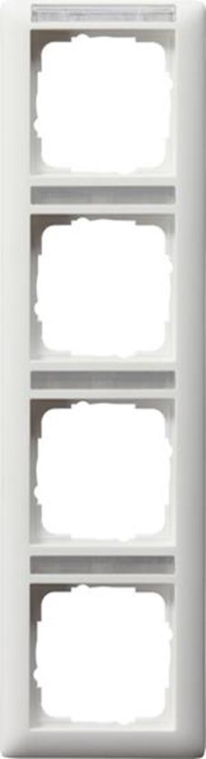 Gira Abdeckrahmen 4f senkr. BSF Gira Standard 55 Reinweiß m